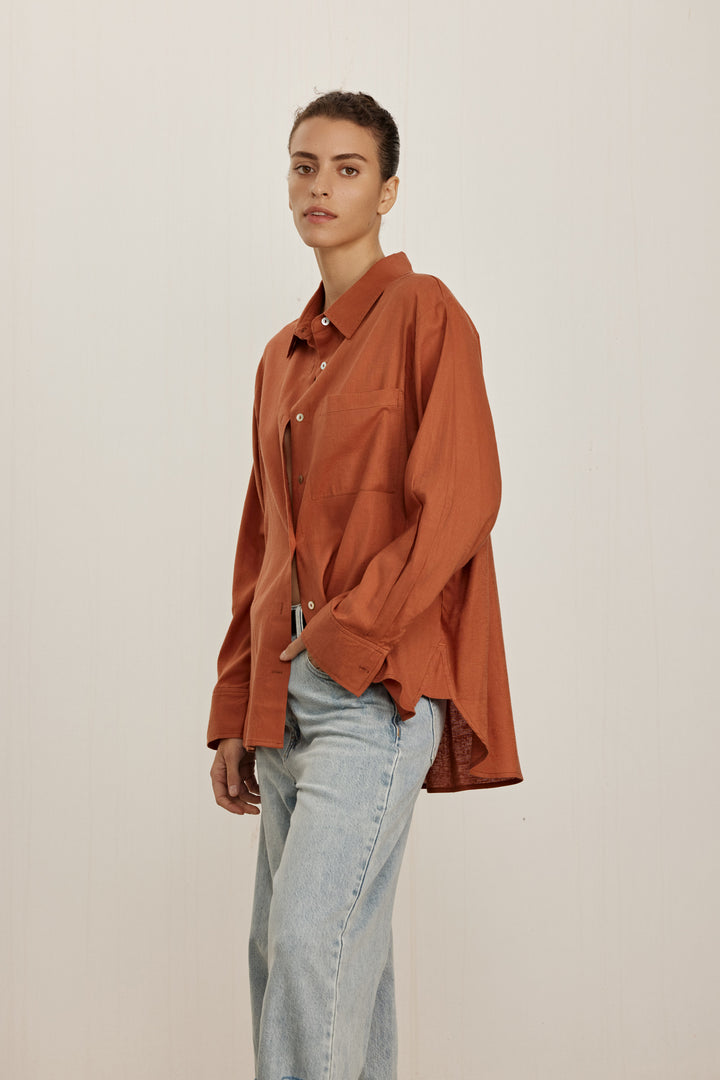 EVA SHIRT RUSSET