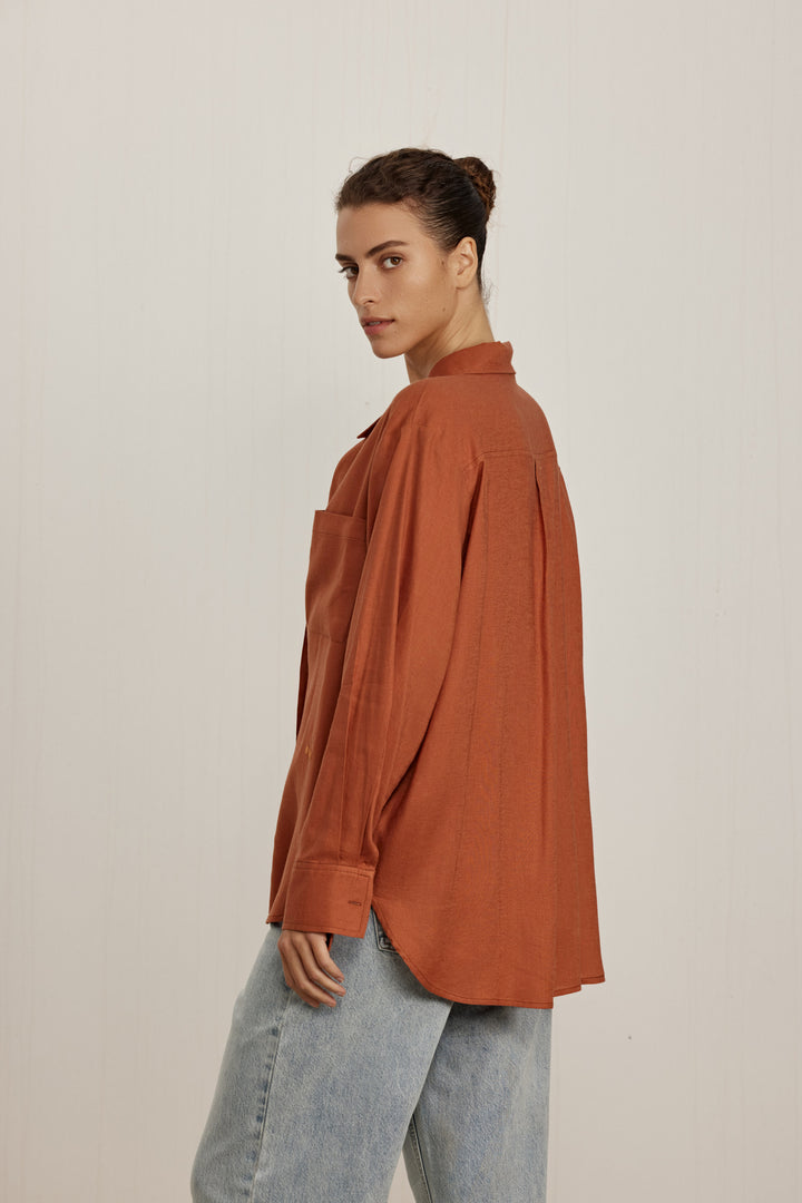 EVA SHIRT RUSSET