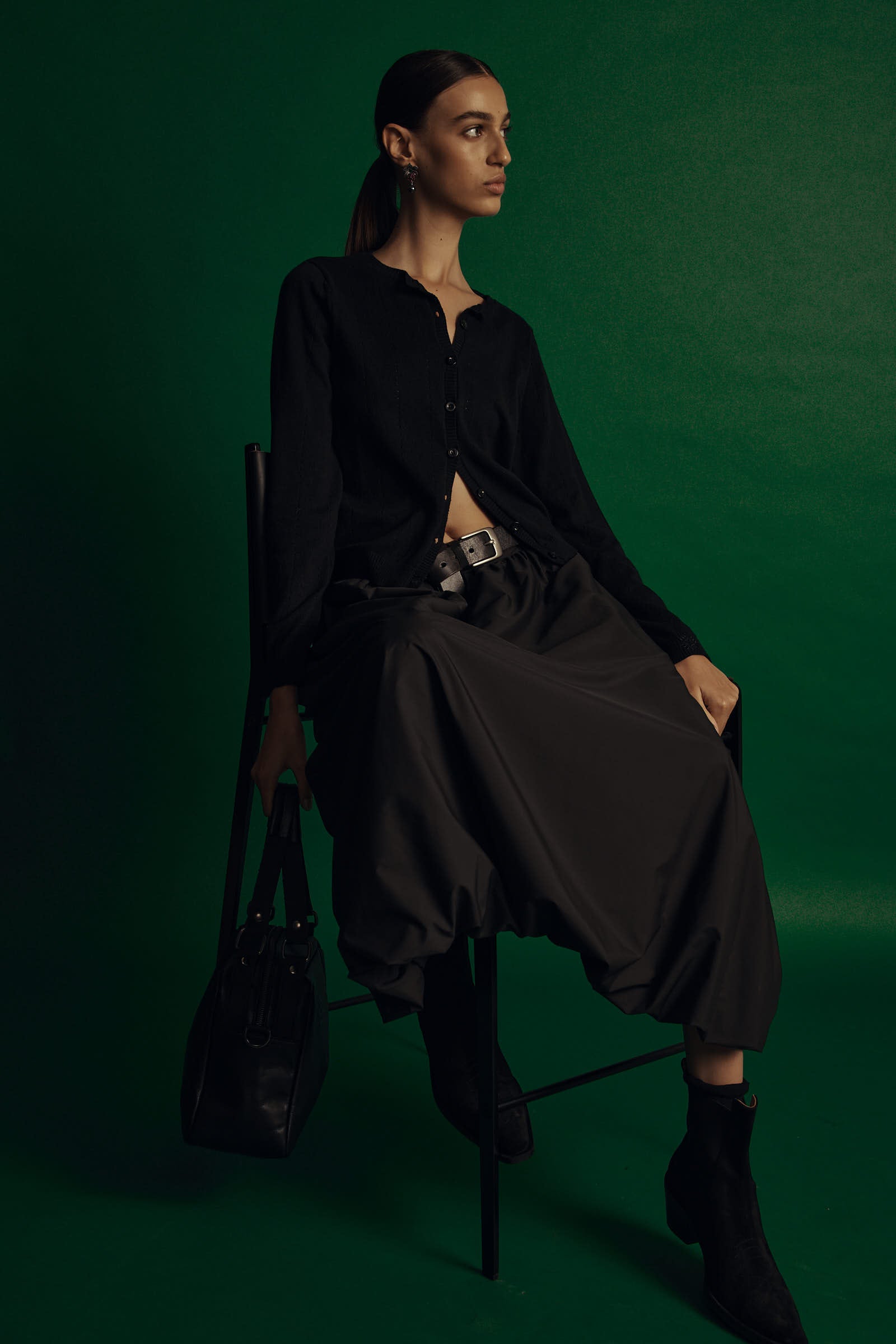 Aria Cardigan Black – Maskit.com