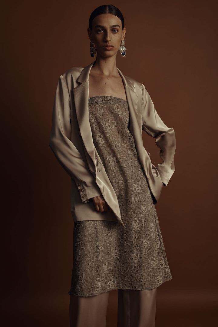 Eden Lace Skirt Sage