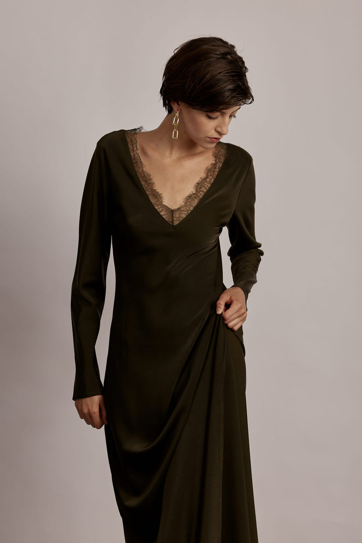Hannah Dress Olive