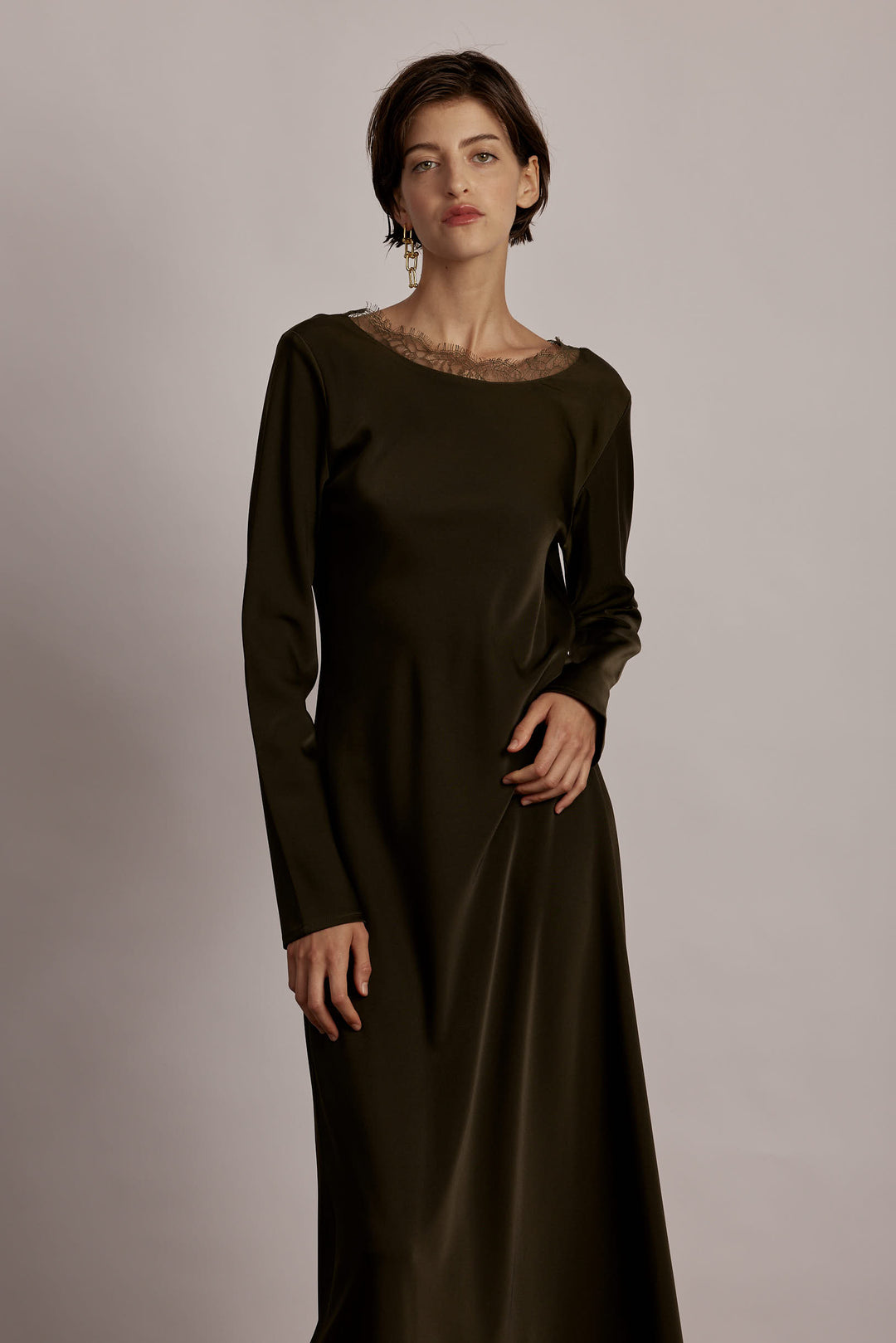 Hannah Dress Olive