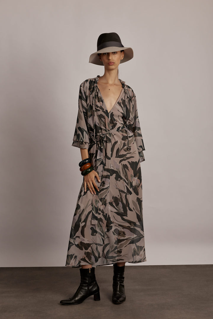 Tea Dress Floral Print