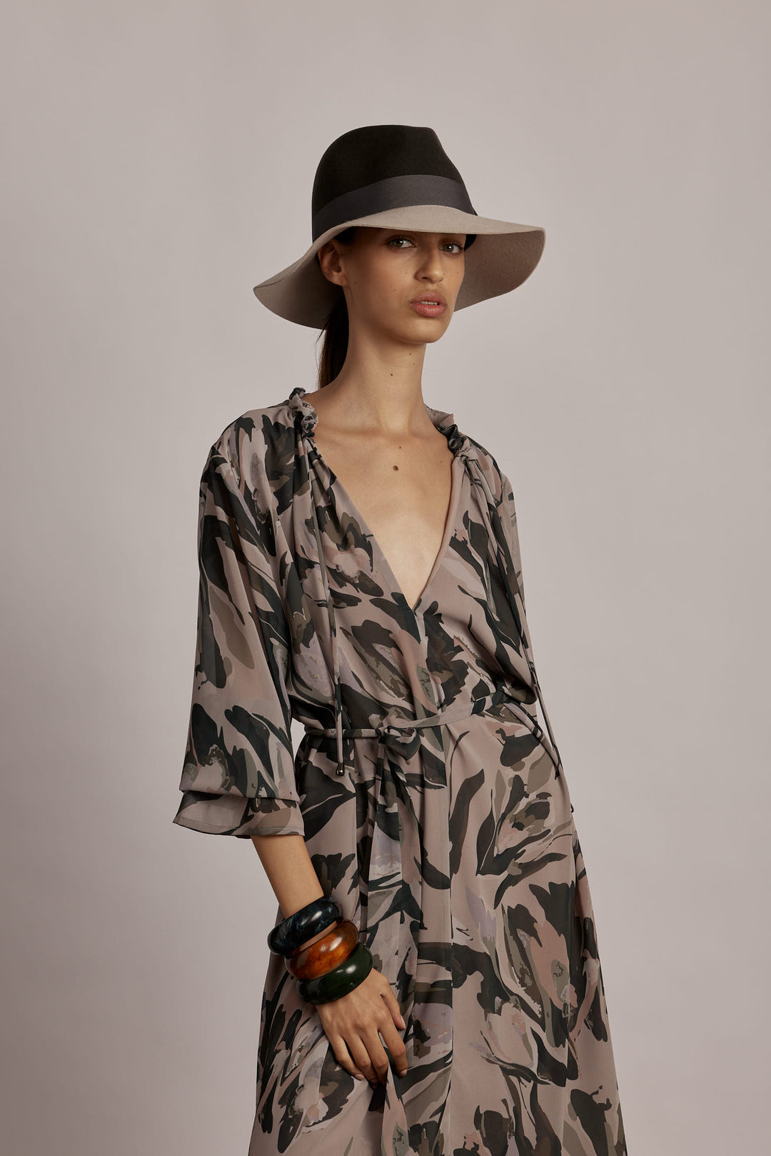 Tea Dress Floral Print