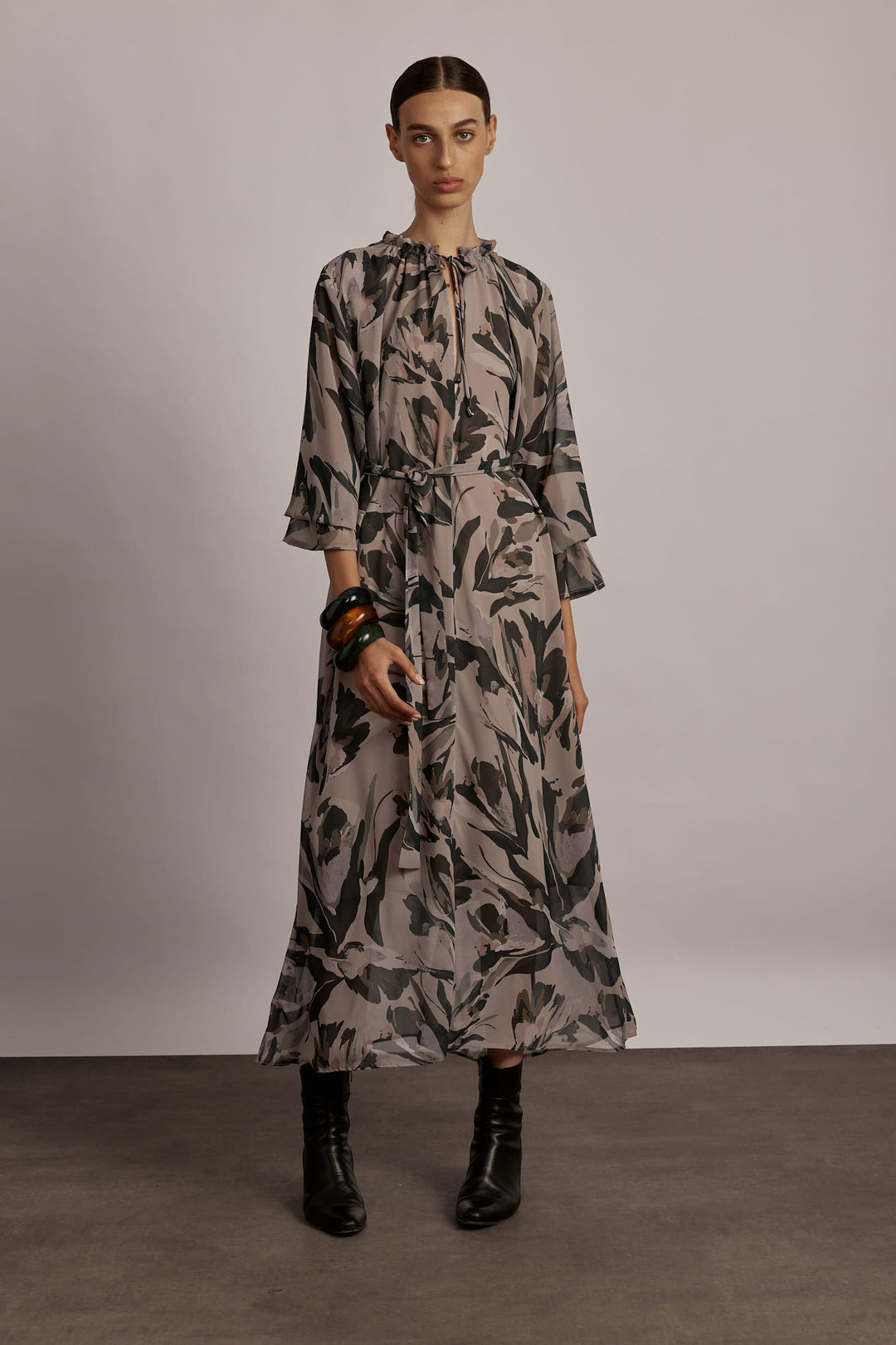 Tea Dress Floral Print