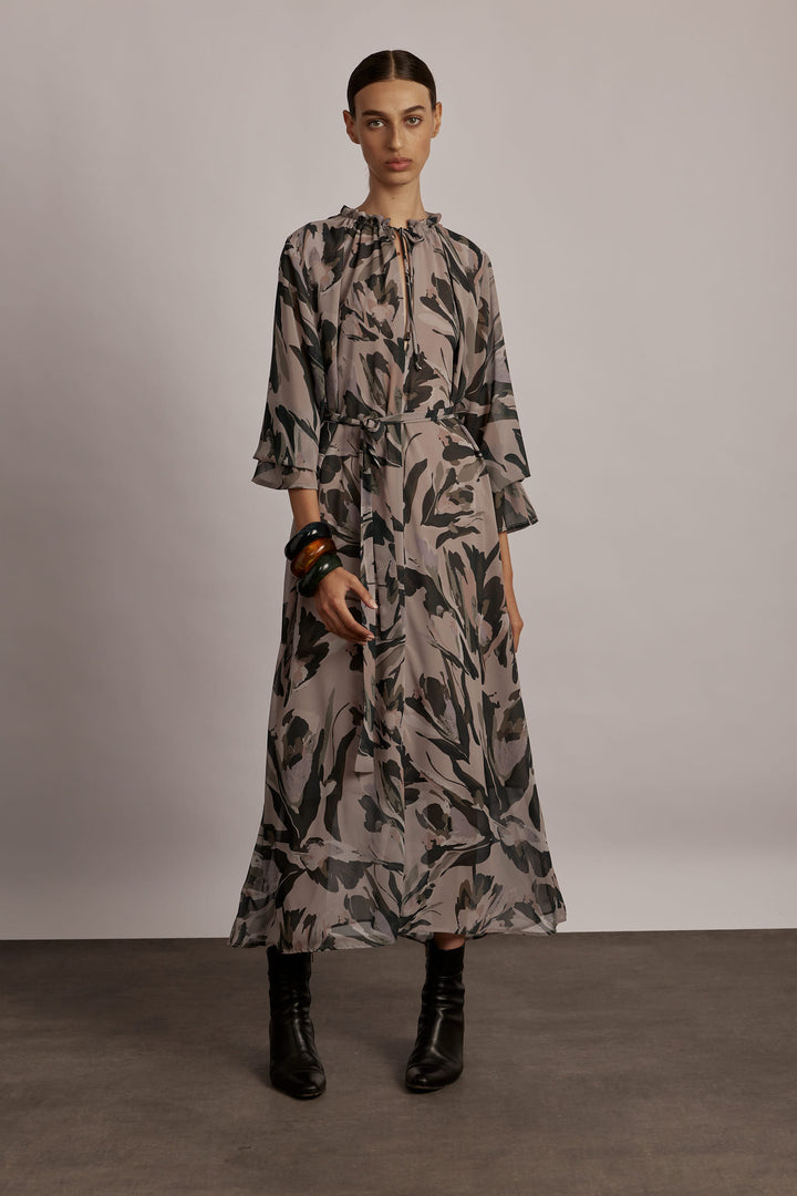 Tea Dress Floral Print