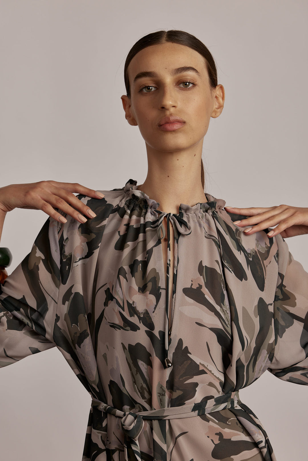 Tea Dress Floral Print