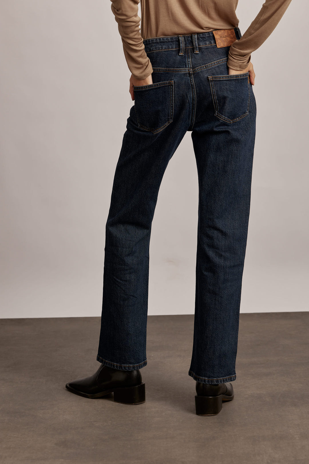 Nina Jeans Raw Blue