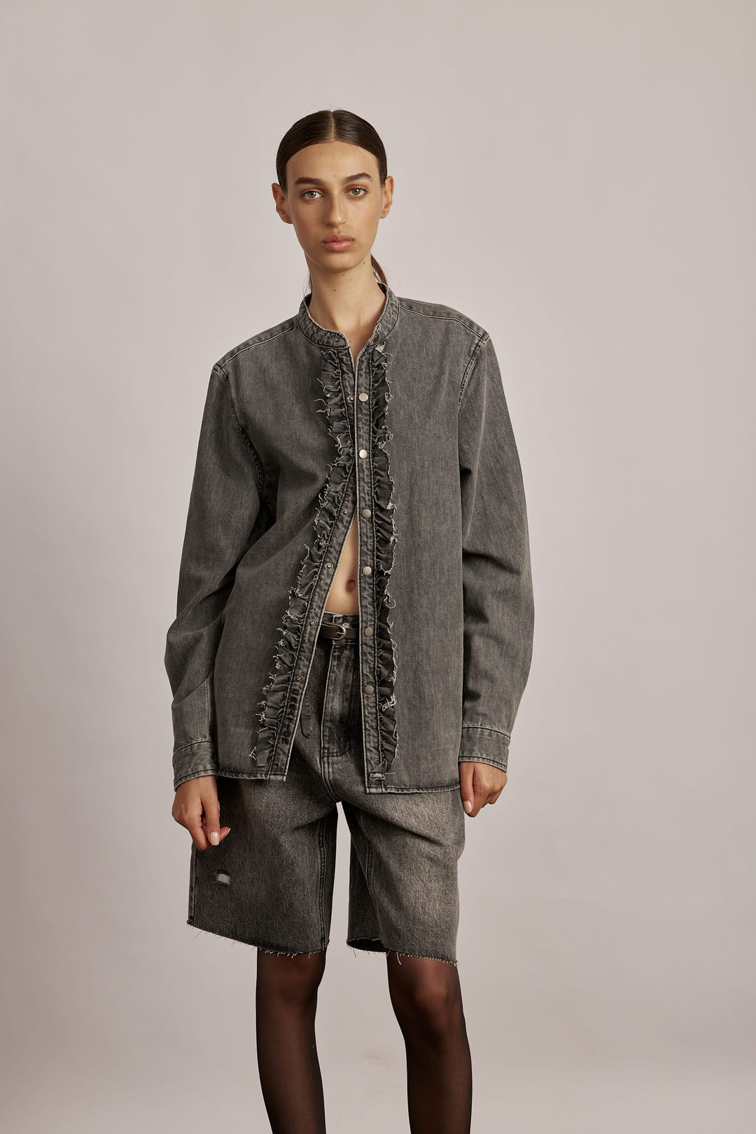 Yucca Denim Shirt Black