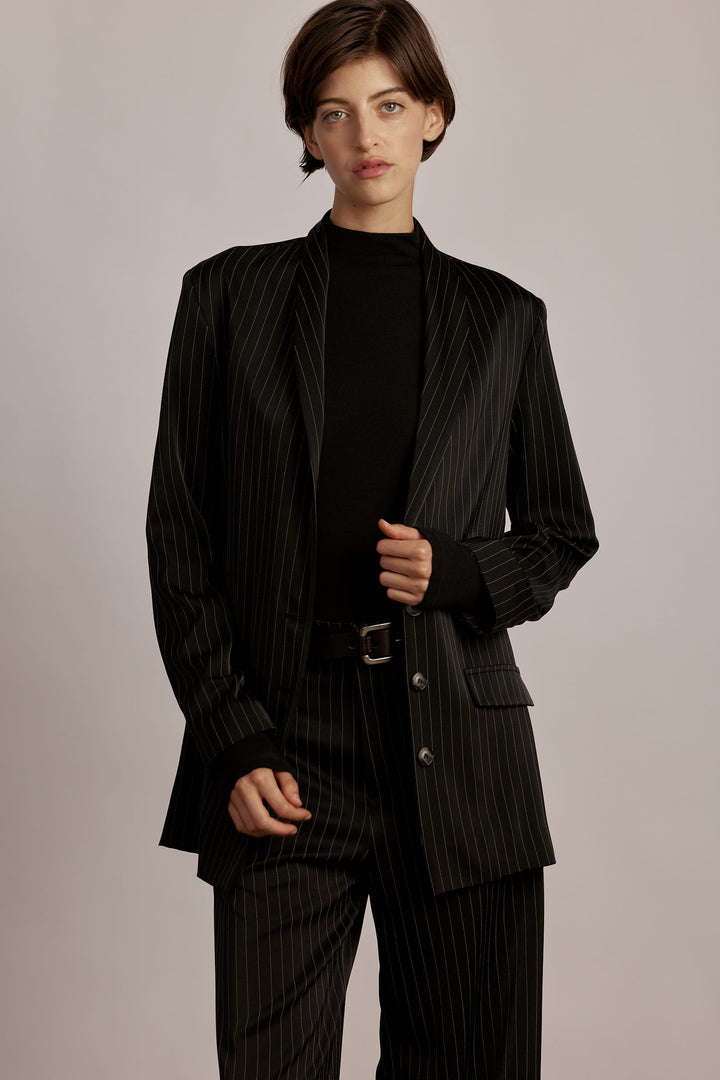 Georgia Jacket Black Stripes