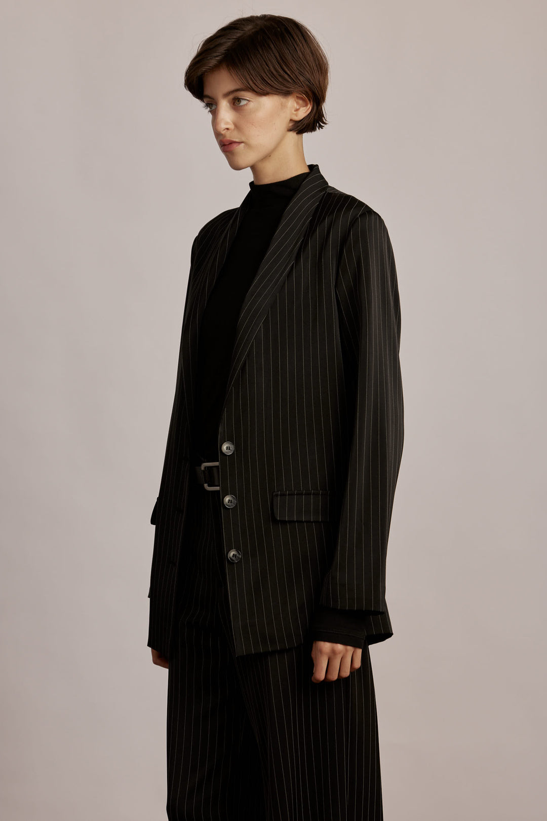 Georgia Jacket Black Stripes