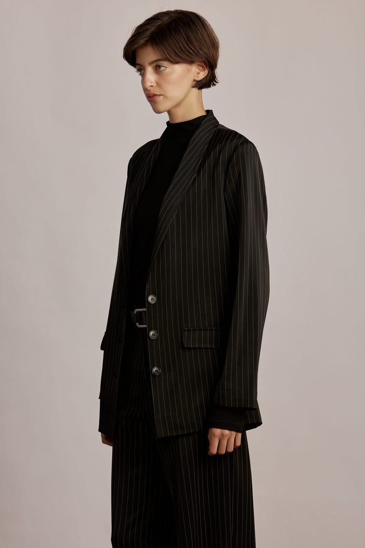 Georgia Jacket Black Stripes