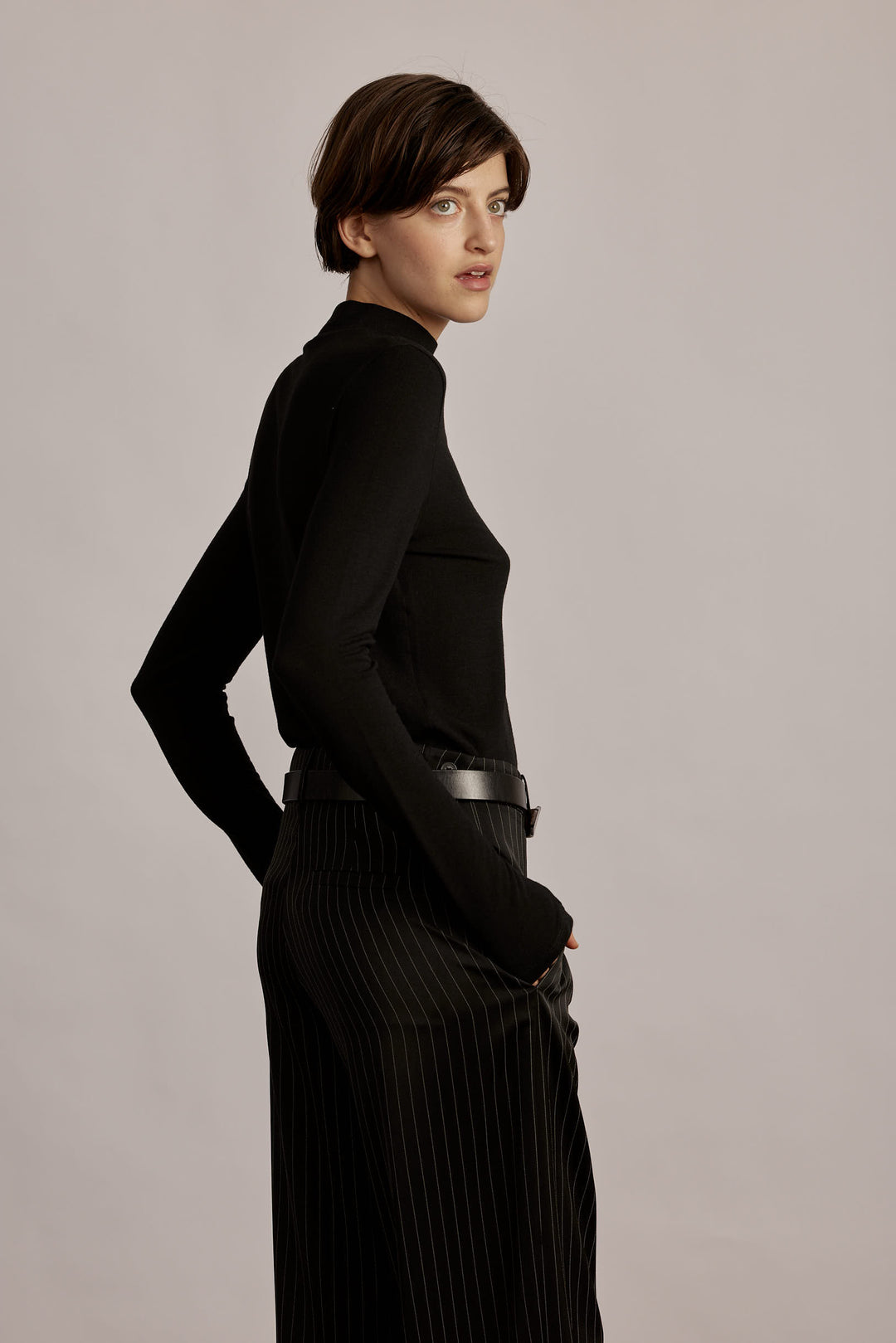 Mark Pants Black Stripe