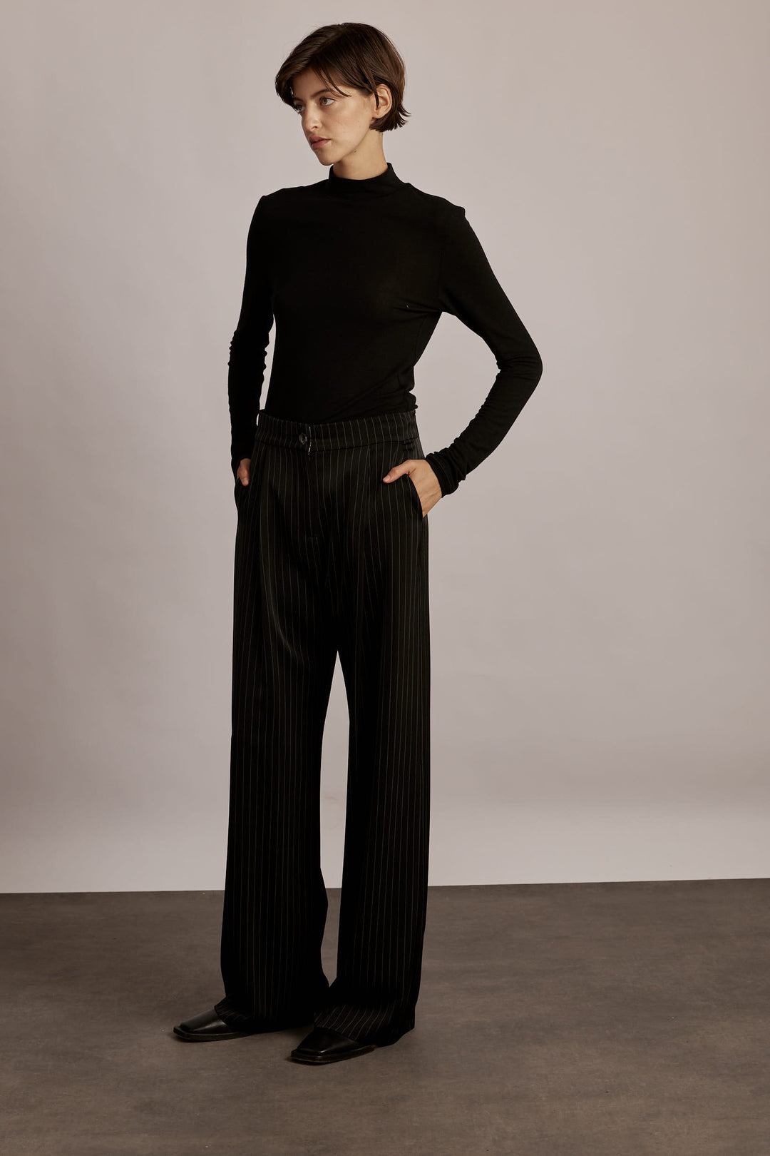 Mark Pants Black Stripe