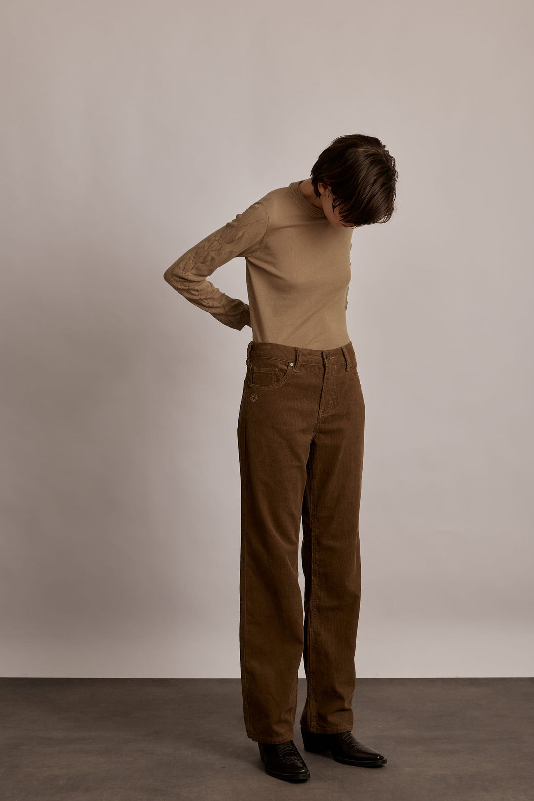 Alma Corduroy Pant Brown