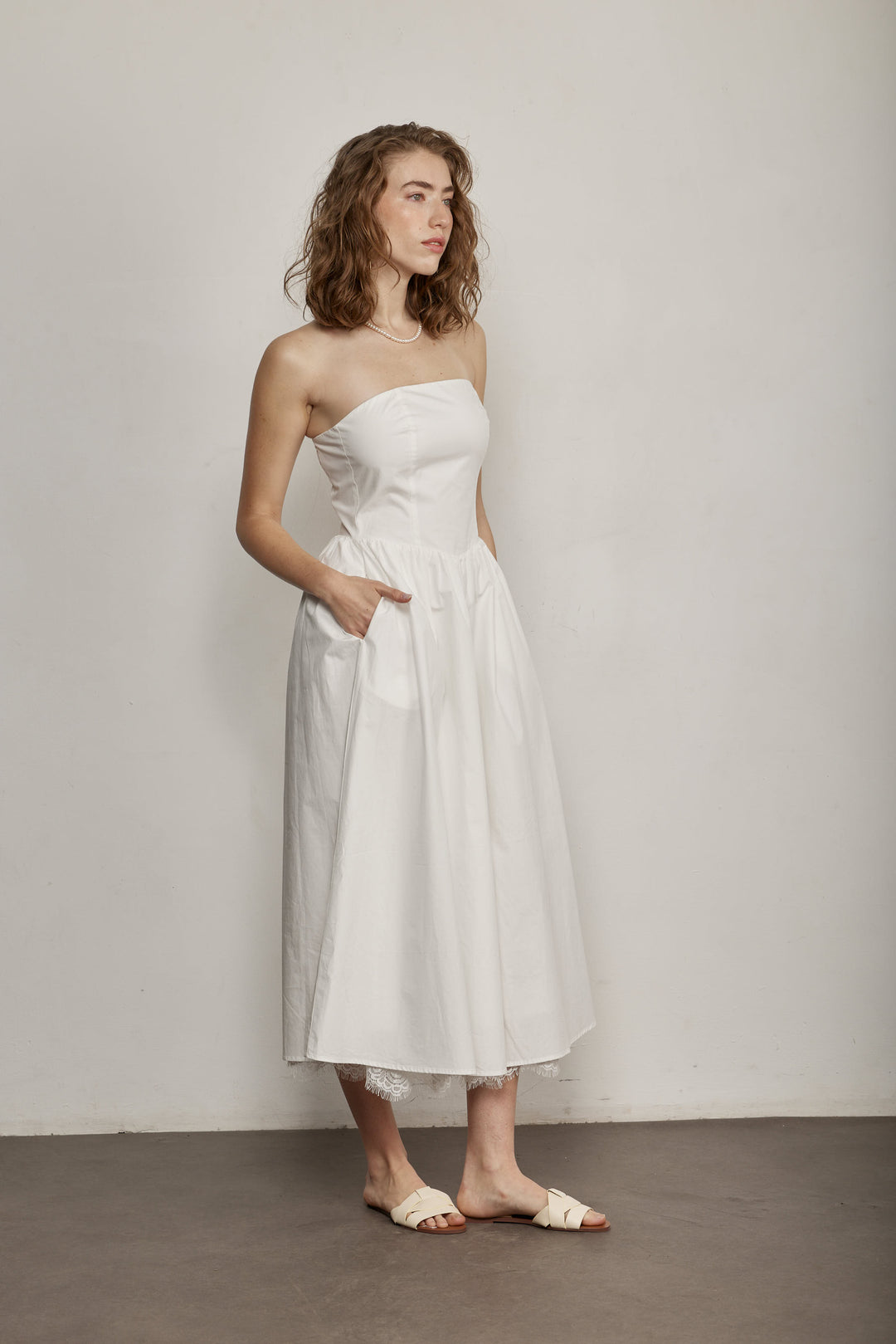 Mareva Dress White