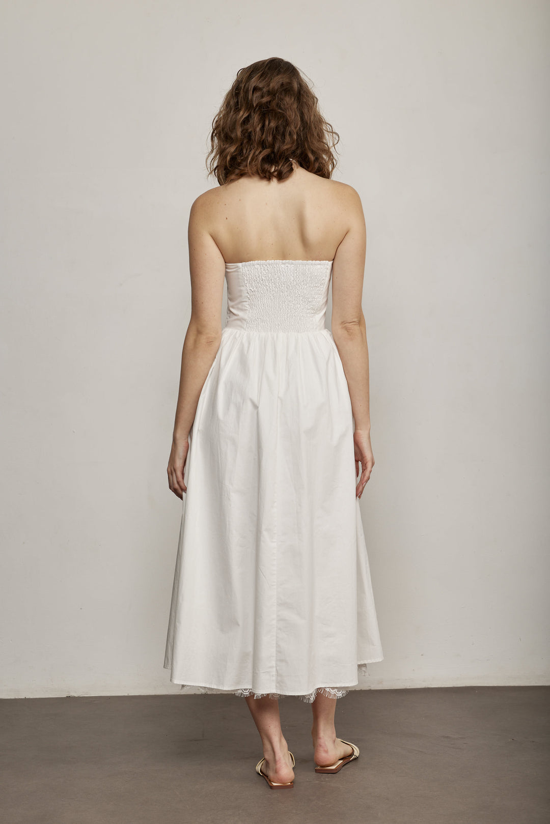 Mareva Dress White