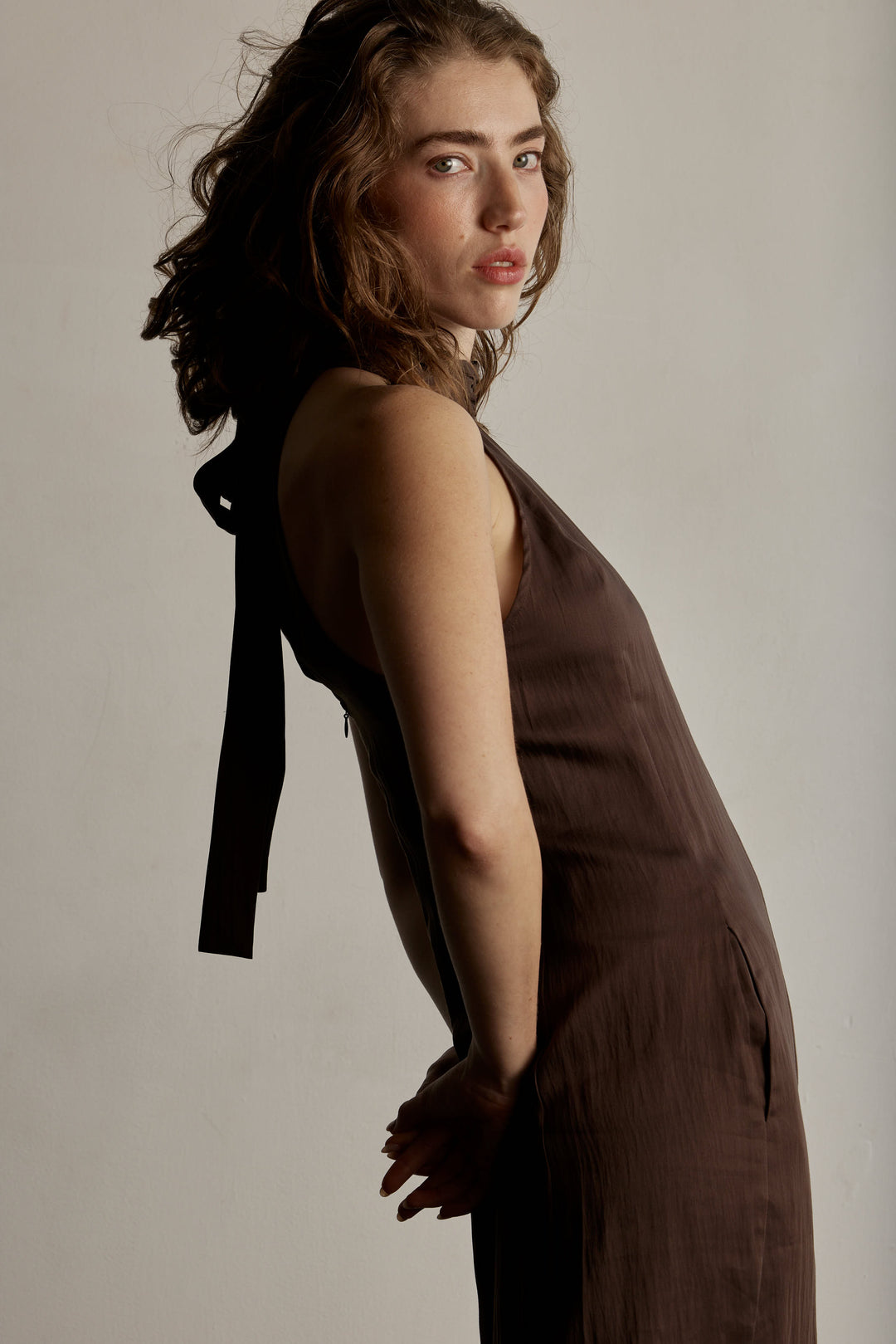 Lila Jumpsuit Brown