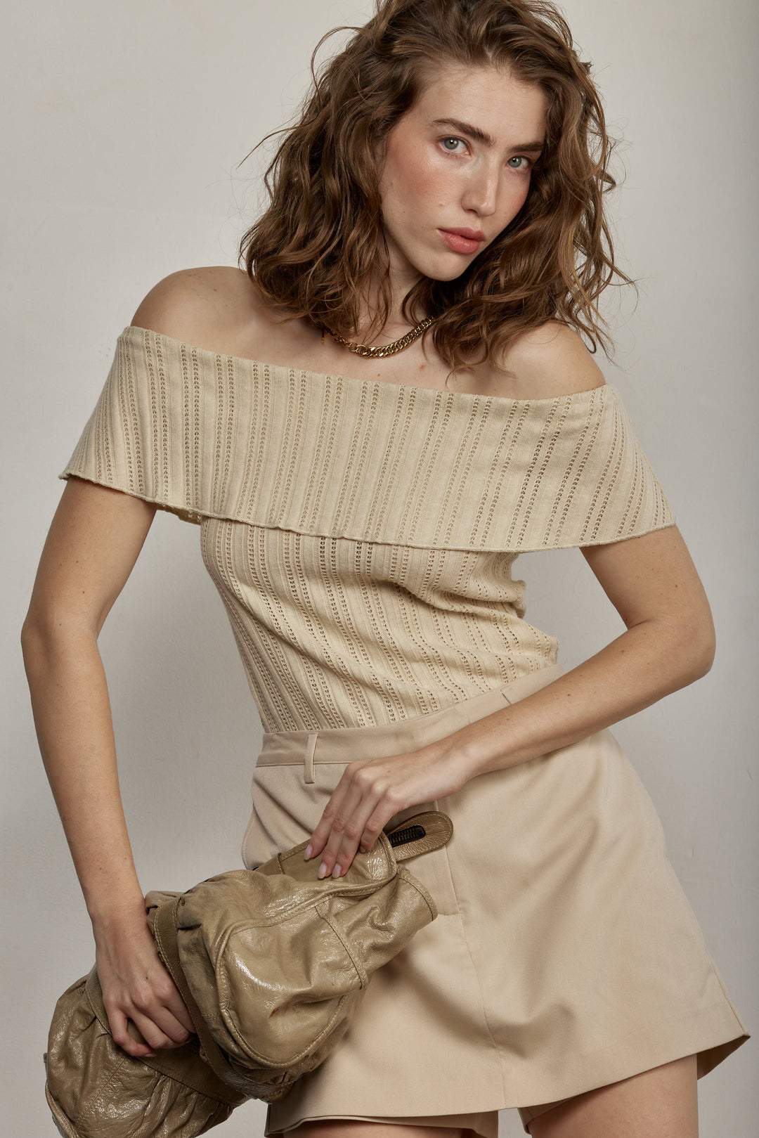 Tina Top Beige