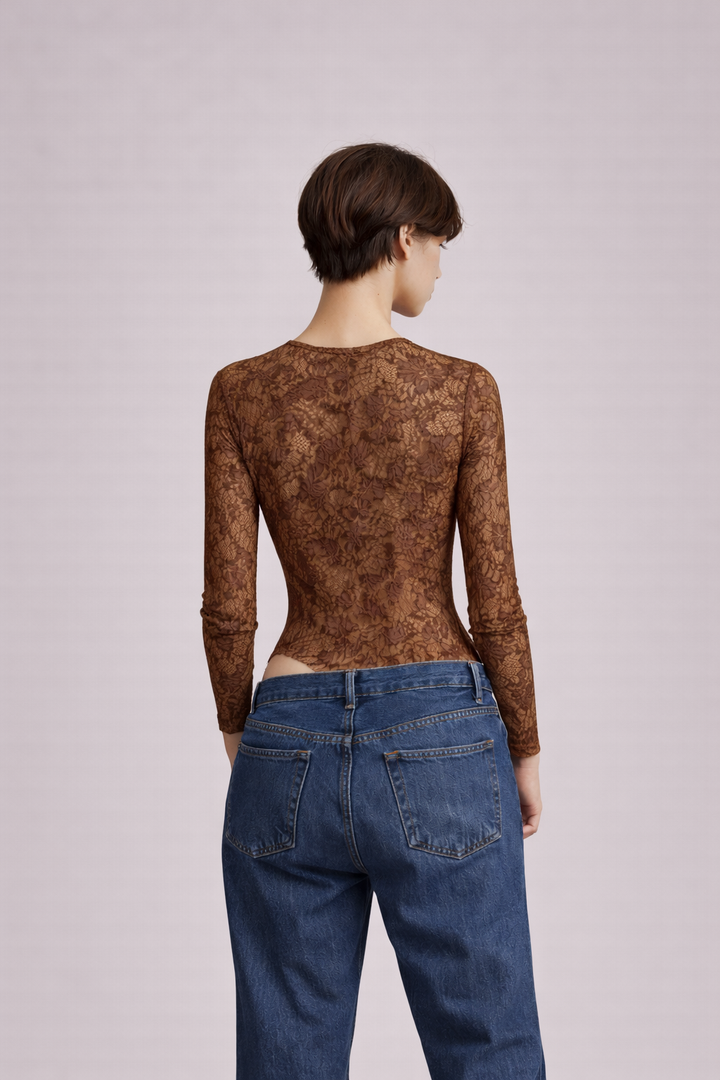 Janett Bodysuit Brown