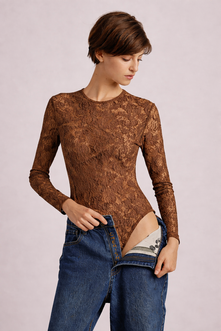 Janett Bodysuit Brown