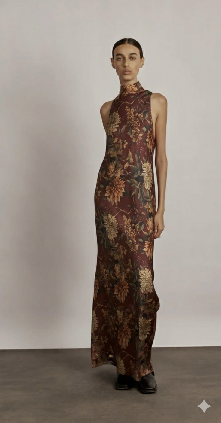 Monica Dress Burgundy