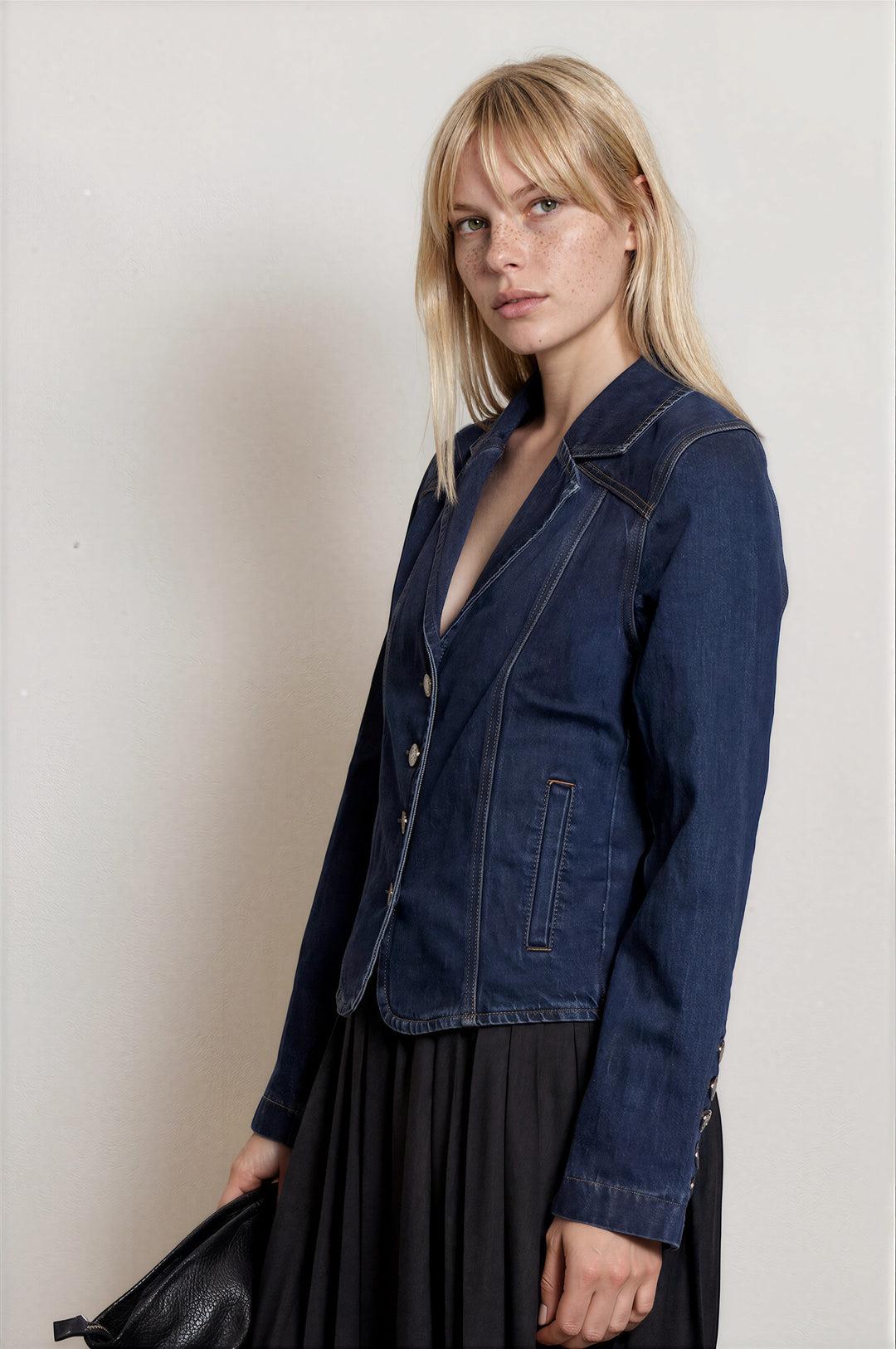 Kaya Jacket Raw Blue