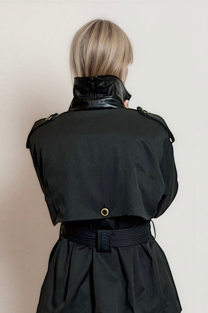Trenchi Coat Dark Navy