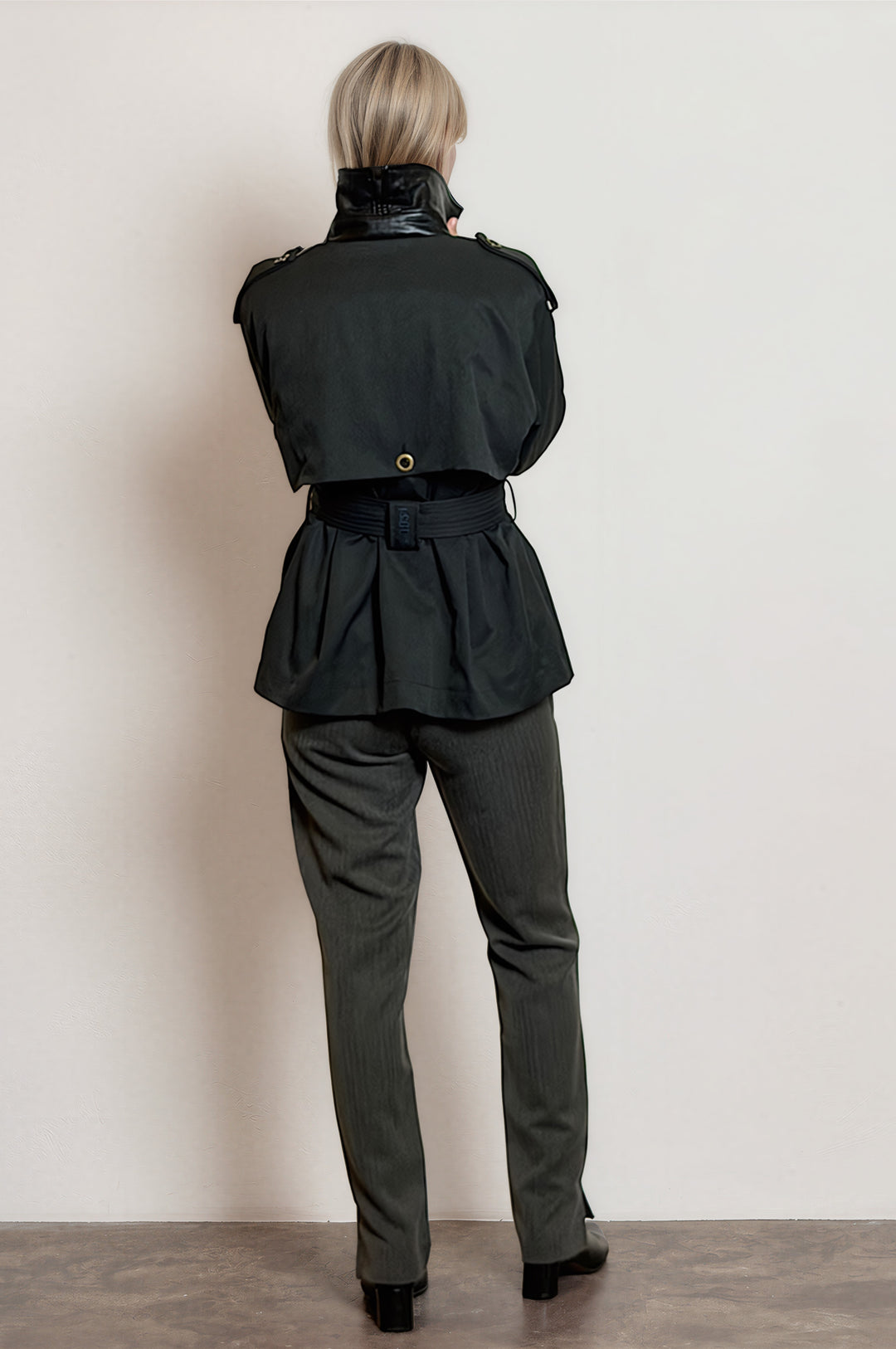 Trenchi Coat Dark Navy