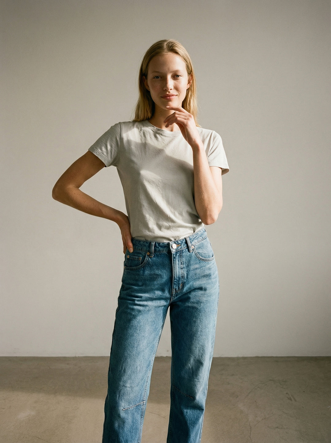 Linda Tshirt Light Blue