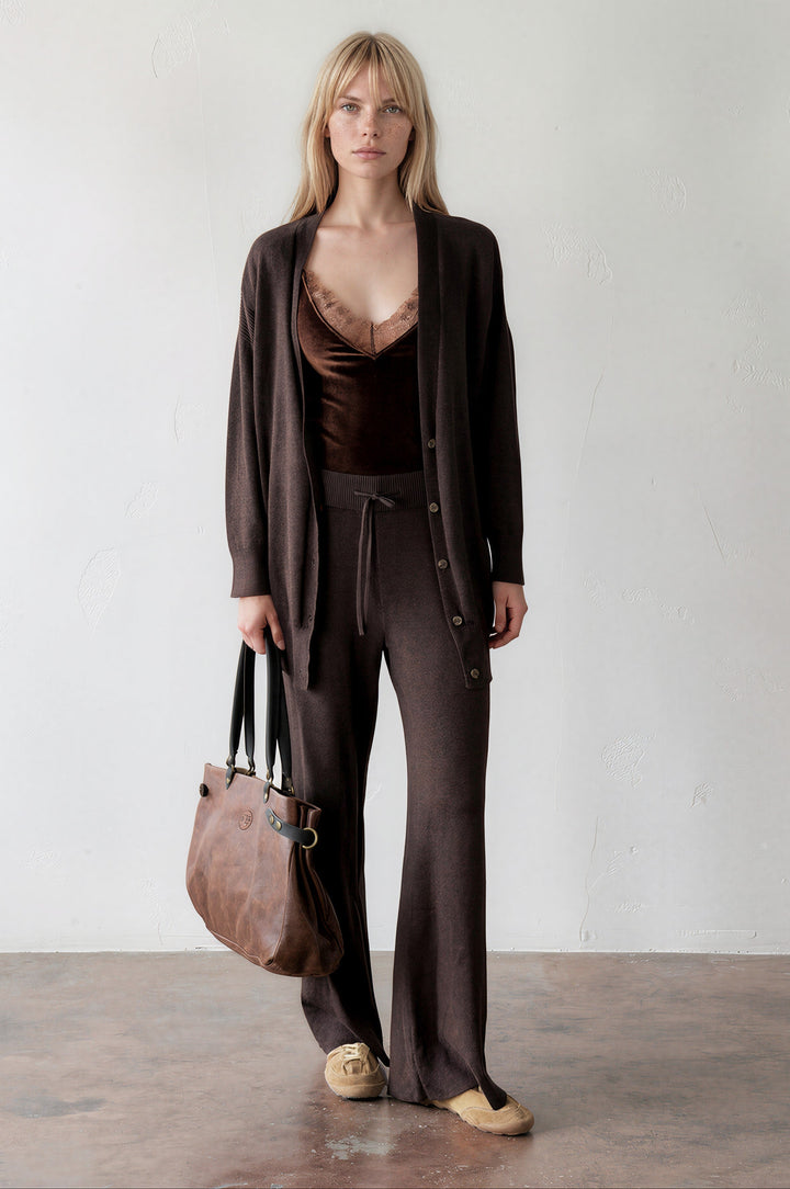 Mikey Knit Pant Brown