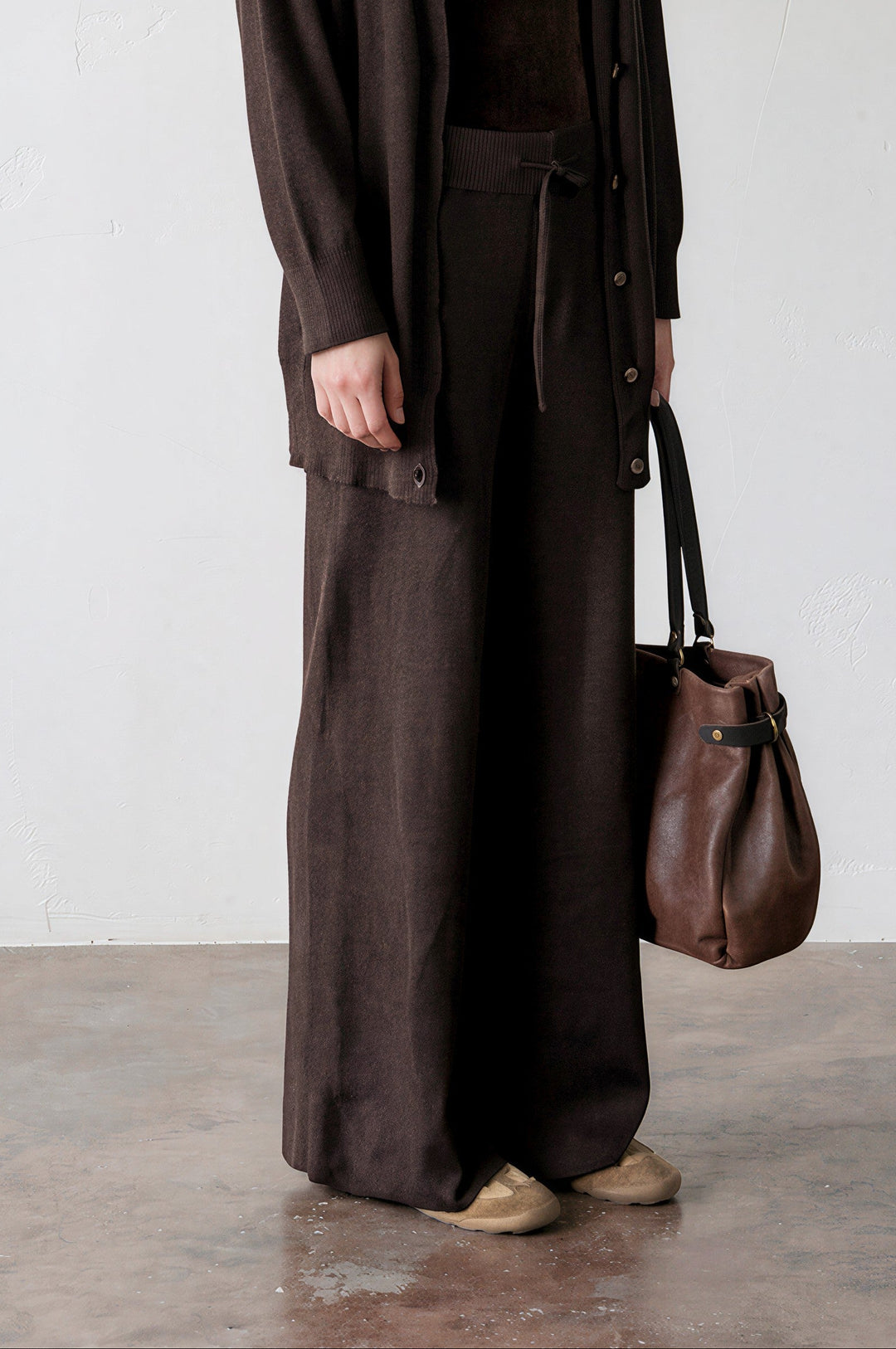Mikey Knit Pant Brown