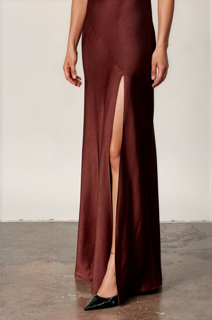 Abbie Dress Burgundy