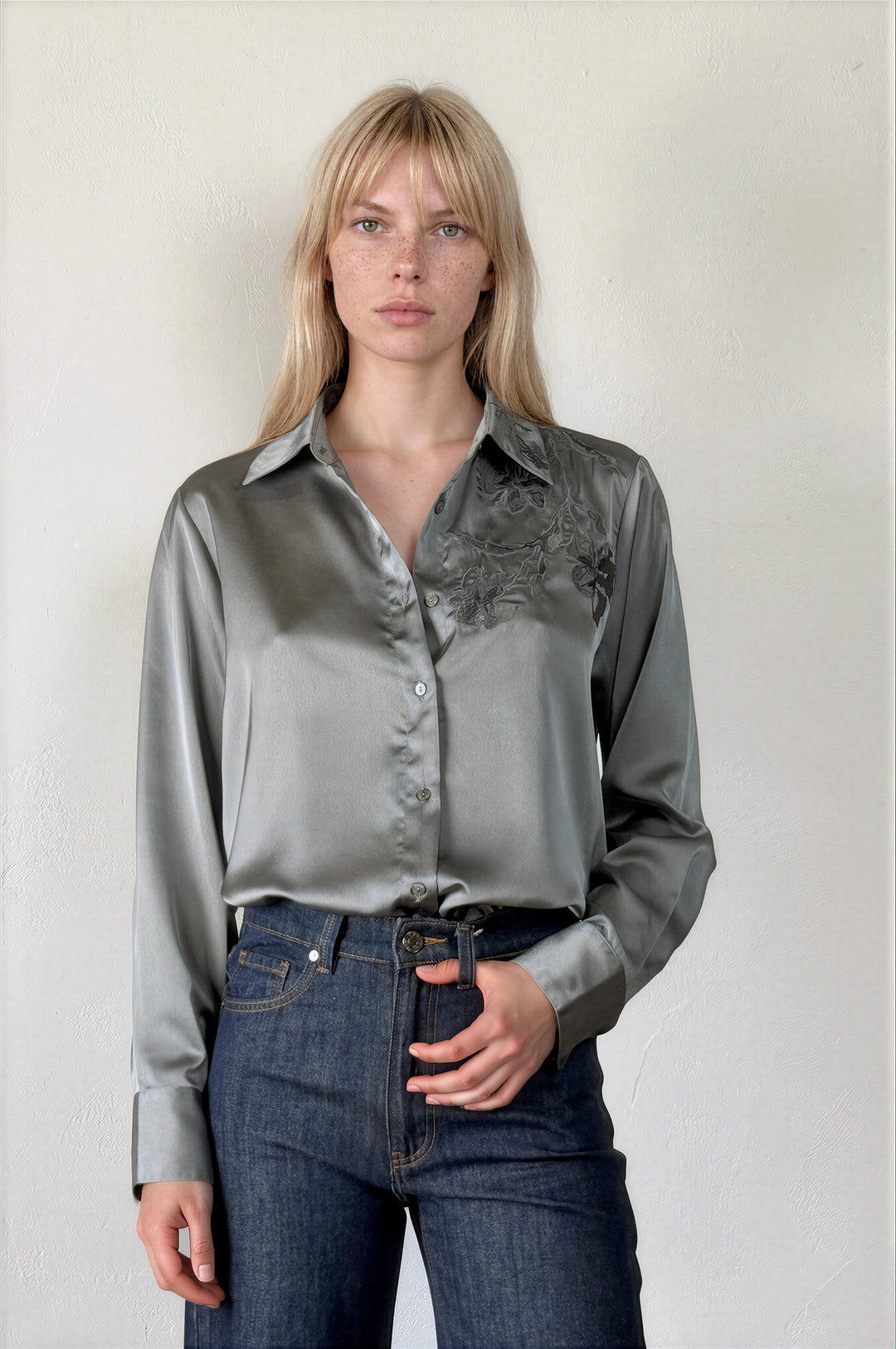 Amber Top Grey