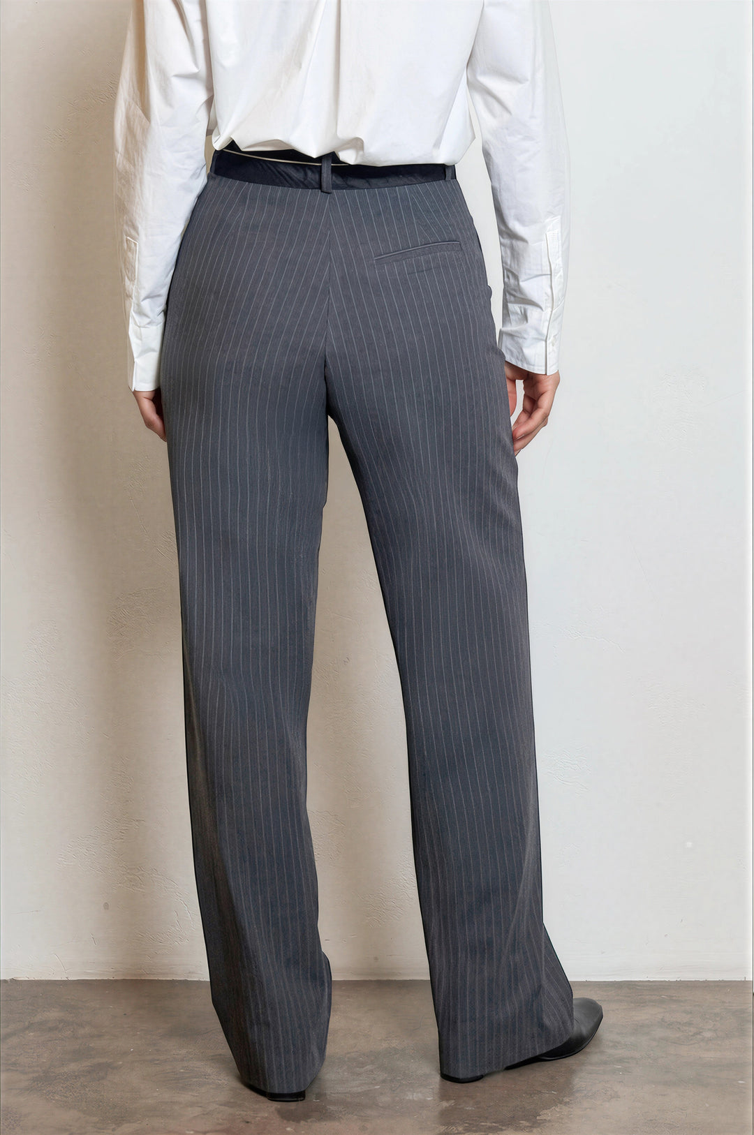 Lilly Pants Grey Stripe