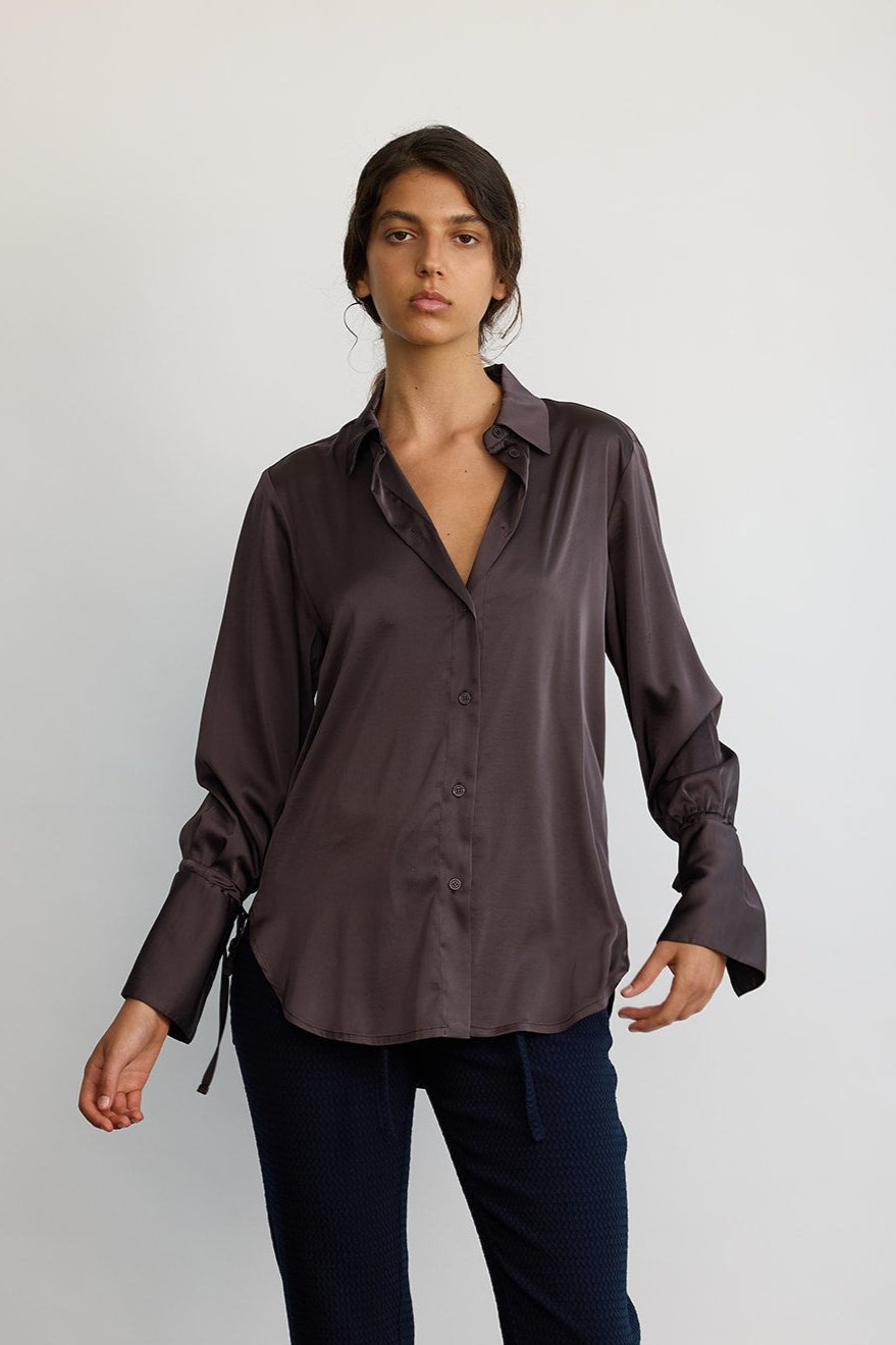 CAROL SHIRT CHARCOAL