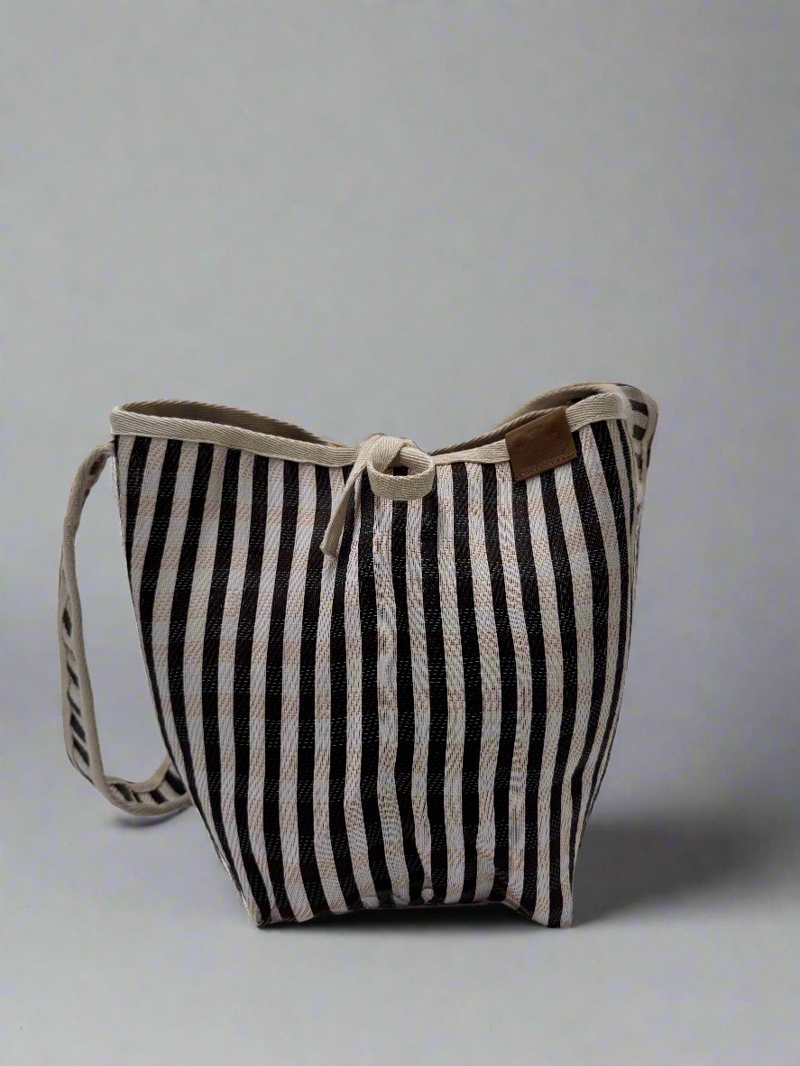 BRIGGITE SACK BAG BLACK&WHITE