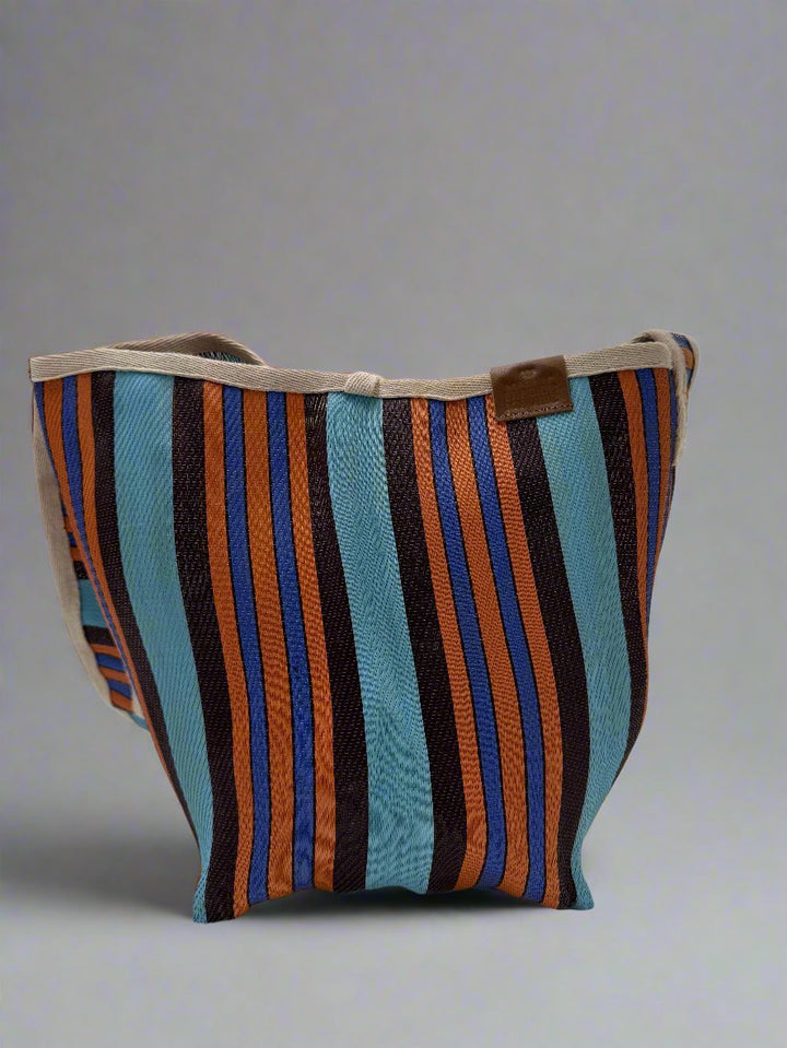 BRIGGITE SACK BAG ORANGE&BLUE