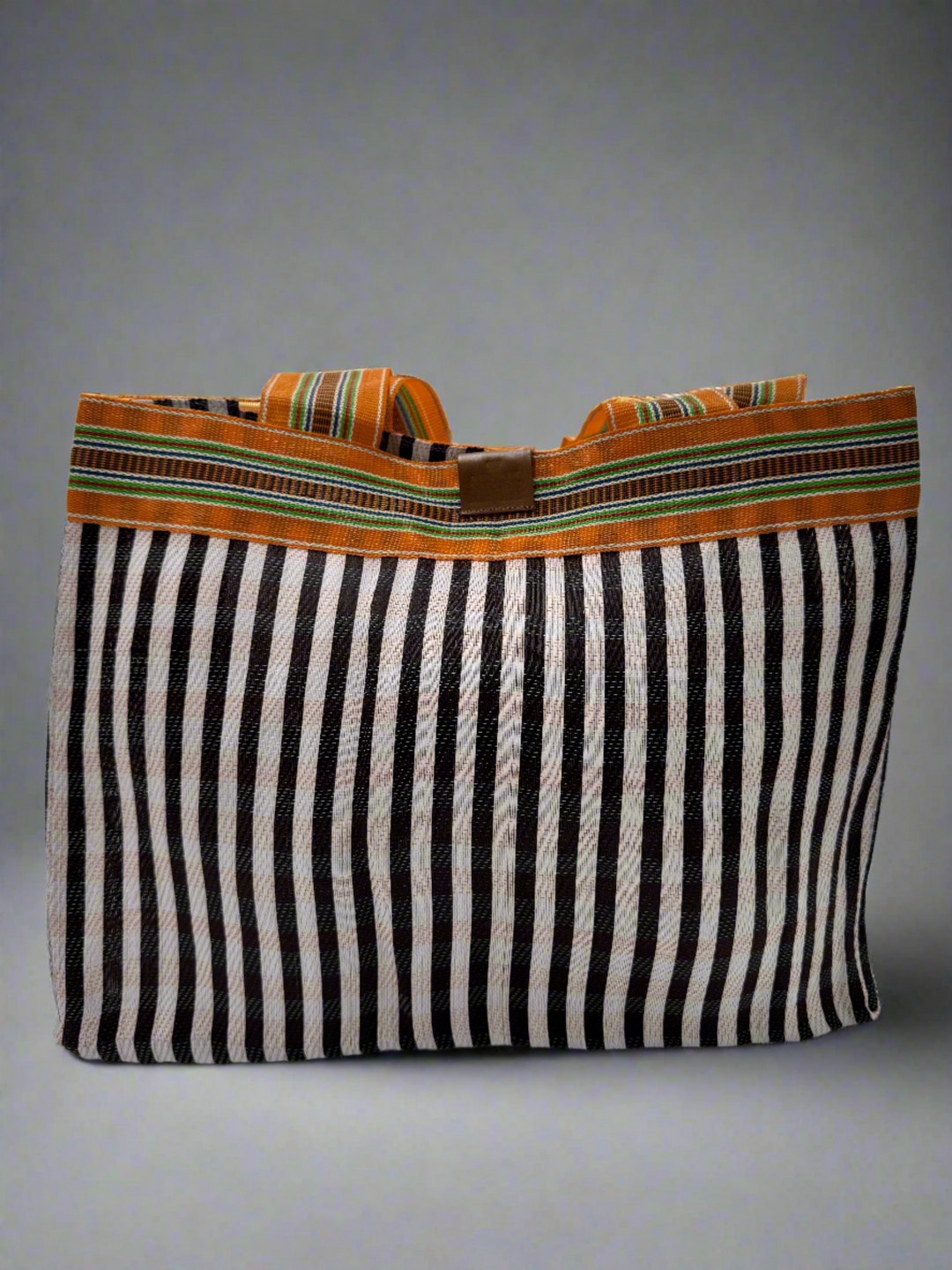 JACKY SHOPPER BAG BLACK&WHITE